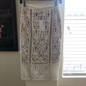 Bailey 44 lace skirt